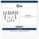 PDQ 429001 Through-Bolts for 4200 Series Exit Devices – Set of 10