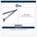 PDQ 999003 Regular Closer Arm for 3100/5300/5500 Series – Aluminum (689)