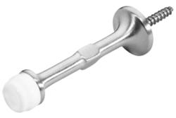 Rockwood 508 Baseboard Stop | Cast Brass | 4" Proj | US26D Satin Chrome