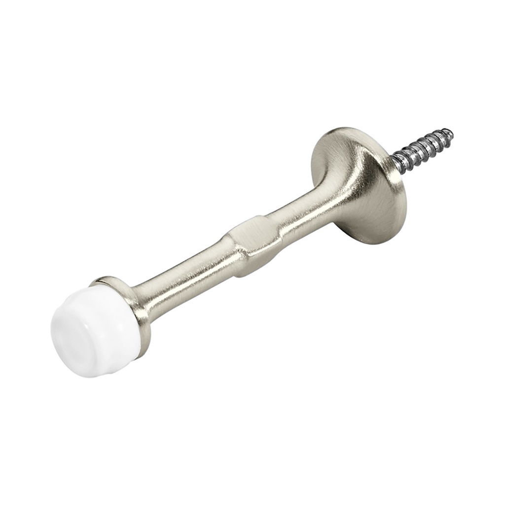 Rockwood 508 Baseboard Stop | Cast Brass | 4" Projection | US26D Satin Chrome