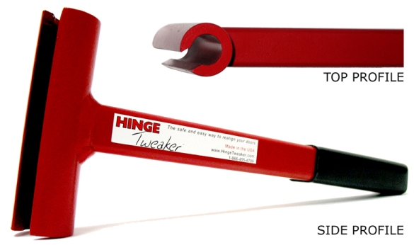 Hinge Tweaker RED (HTRED) — Standard Weight .134 Gauge Hinge Adjustment Tool