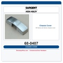 Sargent 68-0407 Chassis Cover | 8600 & 8900 Wide Stile Exit Devices