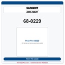 Sargent 68-0229 Pivot Pin US32D | 20, 30 & 80 Series Exit Device Rail Part