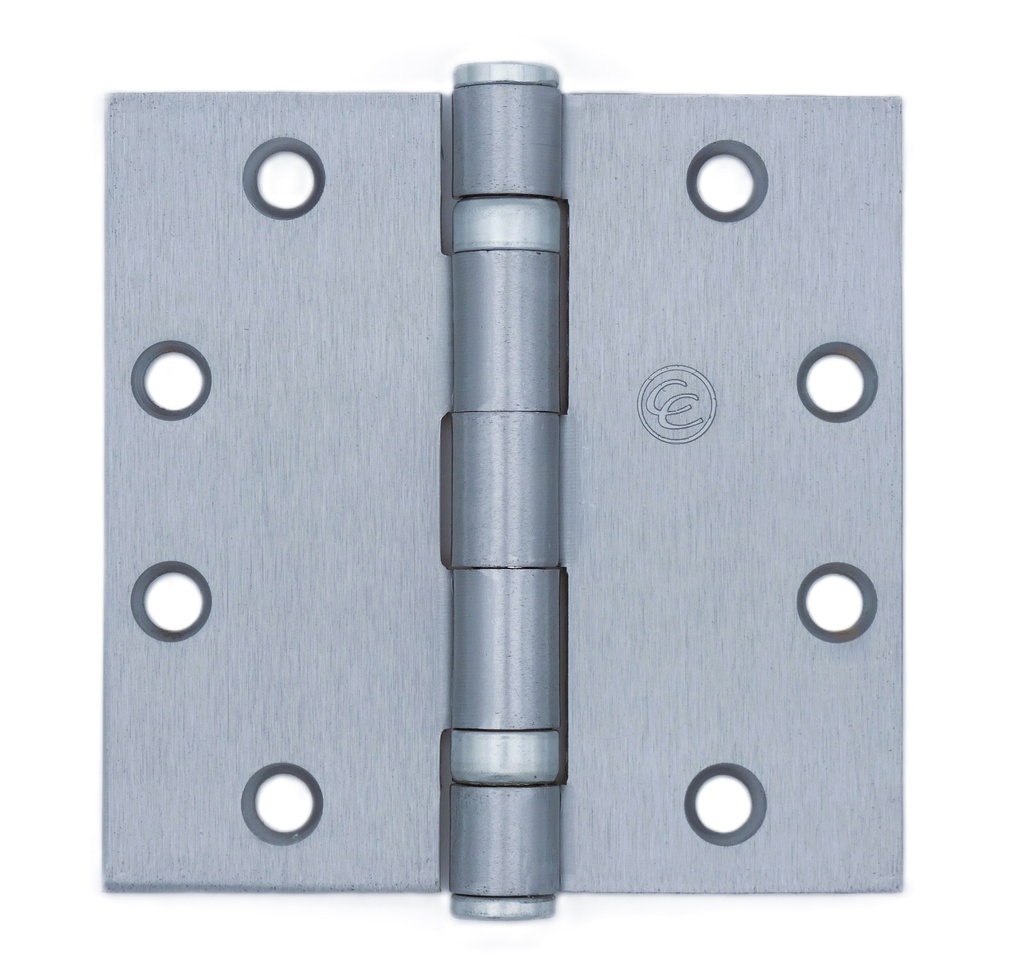 Hager ECBB1100 4-1/2x4-1/2 Full Mortise Ball Bearing Hinge, 5-Knuckle Steel, UL Fire Rated