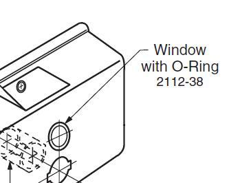 Bobrick 2112-38 Soap Dispenser Sight Window with O-Ring — OEM Replacement Part for B-2111 & B-2112