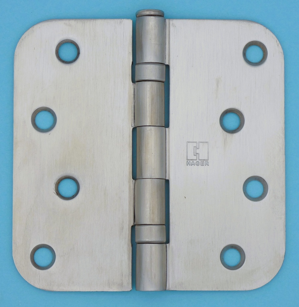 Hager RCBB1542 4x4 Ball Bearing Hinge US32D Satin Stainless 5/8" RC