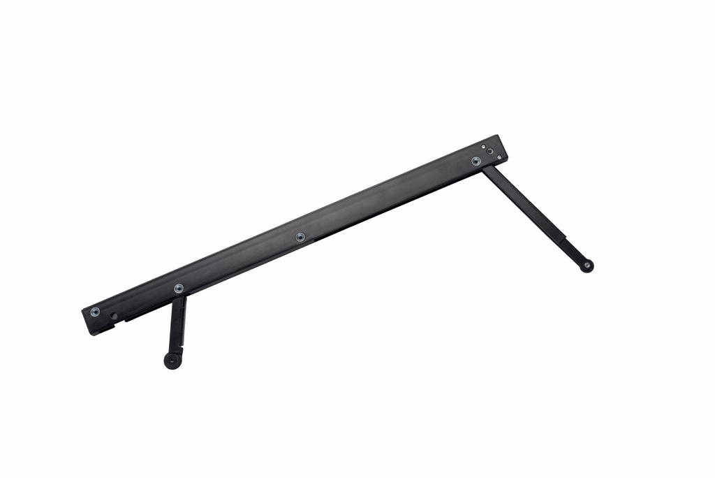 Rockwood 1700 Door Coordinator | Soffit Mount, Non-Handed, Black Steel