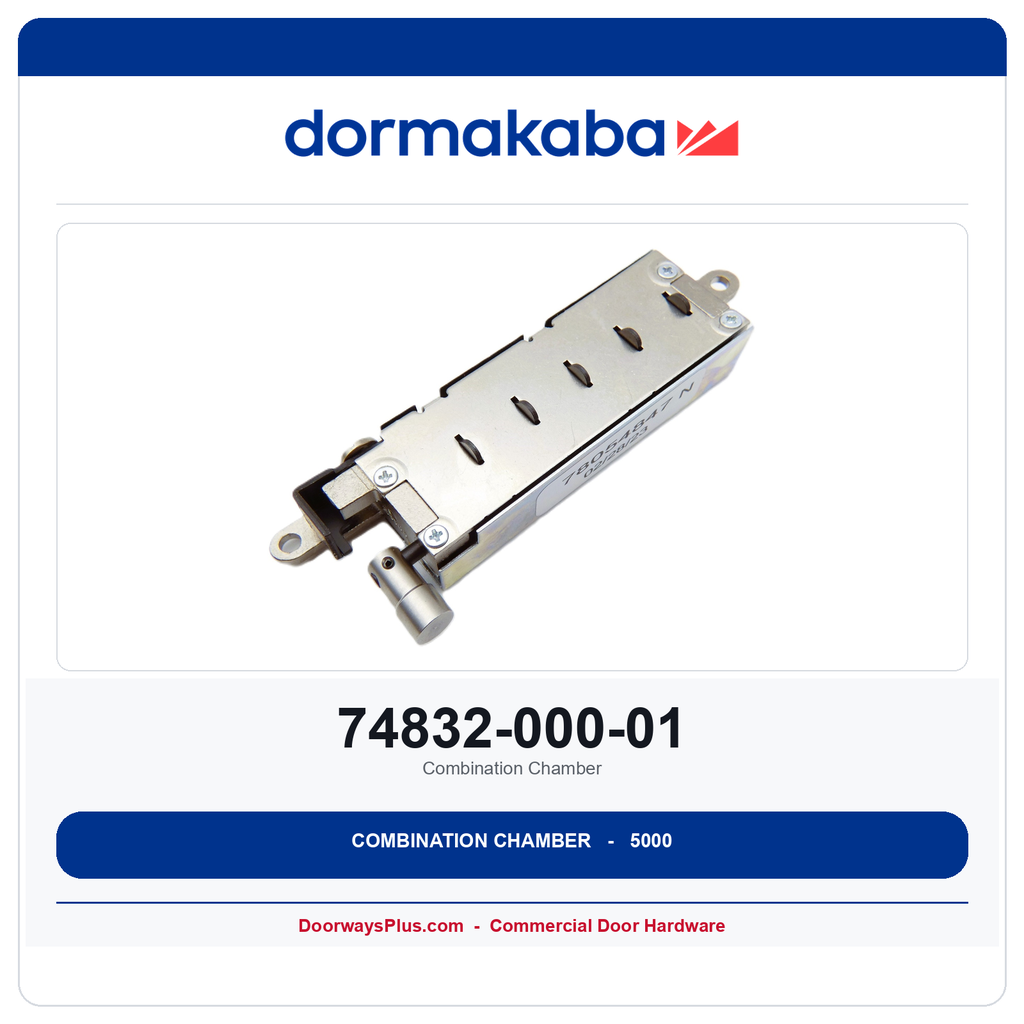 DormaKaba 74832-000-01 Combination Chamber — Simplex 5000 Series OEM Lock Part