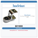 Hadrian 601800 Door Stop & Latch Keeper – 1-1/4" Pilaster Strike