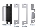 HES 1006 Series Fail Secure Electric Strike | 630 Satin Stainless | 12/24VDC