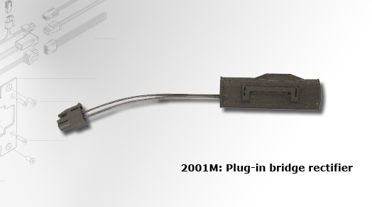 HES 2001M Plug-In Bridge Rectifier for Electric Strikes | 35V 1A AC to DC