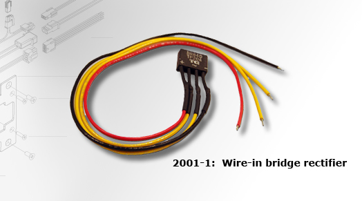 HES 2001-1 Wire-In Bridge Rectifier for Electric Strikes