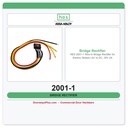 HES 2001-1 Wire-In Bridge Rectifier for Electric Strikes | AC to DC, 35V 2A