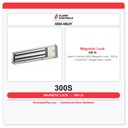 Alarm Controls 300S Magnetic Lock | 300 lb | 12/24VDC | Single Door | US28