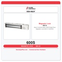 Alarm Controls 600S US28 Single Door Magnetic Lock 600 lb 12/24VDC