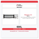 Alarm Controls 600L Magnetic Lock 600 lb 12/24VDC Single Door US28 LED