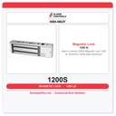Alarm Controls 1200S Magnetic Lock 1200 lb 12/24VDC US28 Satin Aluminum