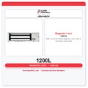Alarm Controls 1200L Magnetic Lock 1200 lb 12/24VDC LED US28