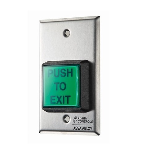 Alarm Controls TS-2T Request to Exit Button with Adjustable Timer | UL 294 Listed