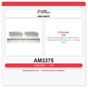Alarm Controls AM3375 US28 5-Piece Z Bracket Kit for 600D Mag Lock – In-Swing Doors