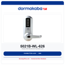 DormaKaba 5021B-WL-626 Simplex 5000 Mechanical Pushbutton Lock – Satin Chrome