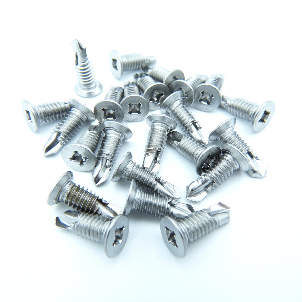Markar TKS1267SP10SS #12-24 x 11/16" Self-Drilling Screws Stainless Steel Pkg/23
