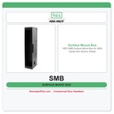 HES SMB Surface Mount Box for 9000 Series Rim Electric Strikes