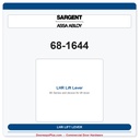 Sargent 68-1644 LHR Lift Lever | 8400 Series CVR Exit Device Part