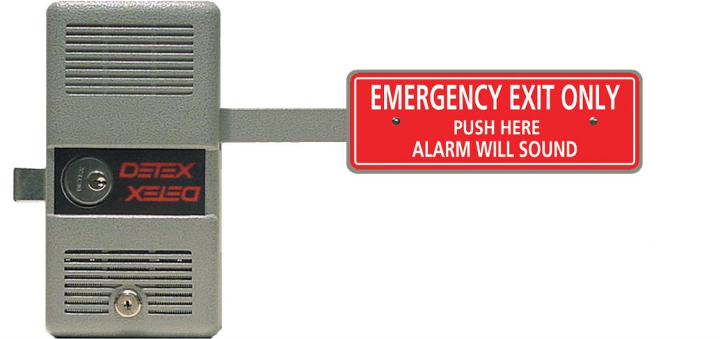 Detex ECL-230D Surface Mount Alarm Exit Control Lock – 100 dB Battery