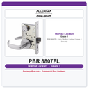 Accentra PBR 8807FL Entry Mortise Lockset – Grade 1 Security