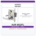 Accentra AUR 8822FL Dormitory Or Exit Mortise Lockset – Grade 1 Security