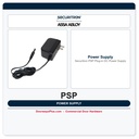 Securitron PSP Plug-In DC Power Supply for Access Control — 12VDC or 24VDC