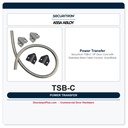 Securitron TSB-C 18" Armored Door Cord Power Transfer Cable