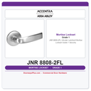 Accentra JNR 8808-2FL Intruder Latchbolt Mortise Lockset – Grade 1 Security