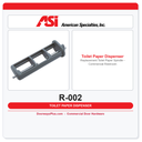ASI R-002 Replacement Toilet Paper Spindle – Commercial Restroom