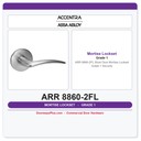 Accentra ARR 8860-2FL Store Door Mortise Lockset – Grade 1 Security