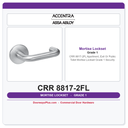 Accentra CRR 8817-2FL Apartment, Exit Or Public Toilet Mortise Lockset – Grade 1 Security