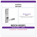 Accentra MOCN 8828FL Exit Or Communicating Lock Mortise Latchset – Grade 1 Durability