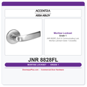 Accentra JNR 8828FL Exit Or Communicating Lock Mortise Latchset – Grade 1 Durability