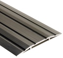 NGP 413 Flat Saddle Threshold 4" x 1/4" Aluminum | National Guard