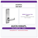Accentra AUCN 838AFL Dummy Trim Both Sides – Grade 1 Durability