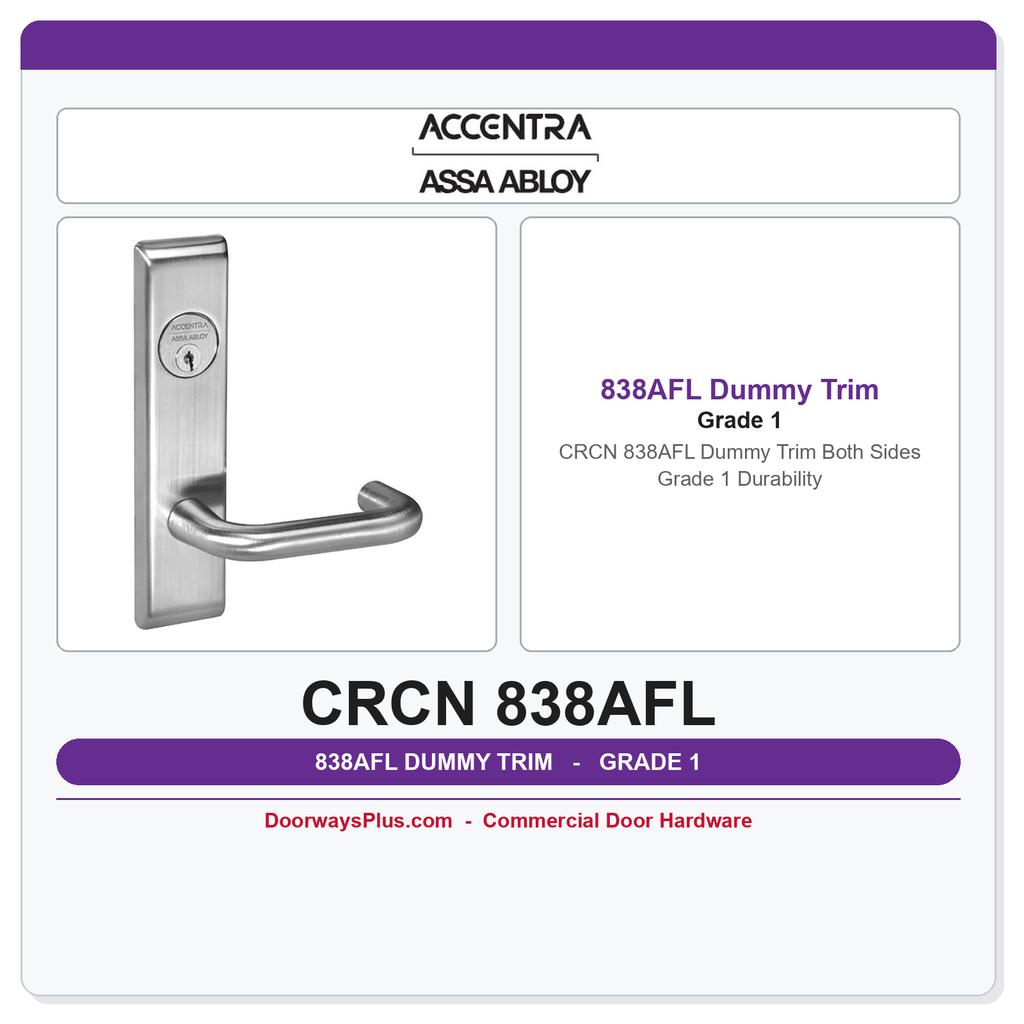 Accentra CRCN 838AFL Dummy Trim Both Sides – Grade 1 Durability