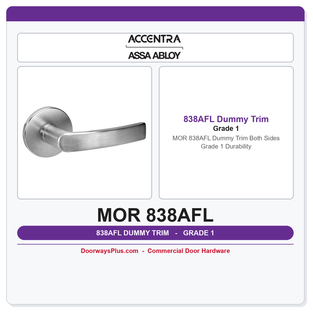 Accentra MOR 838AFL Dummy Trim Both Sides – Grade 1 Durability