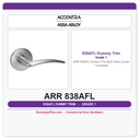 Accentra ARR 838AFL Dummy Trim Both Sides – Grade 1 Durability