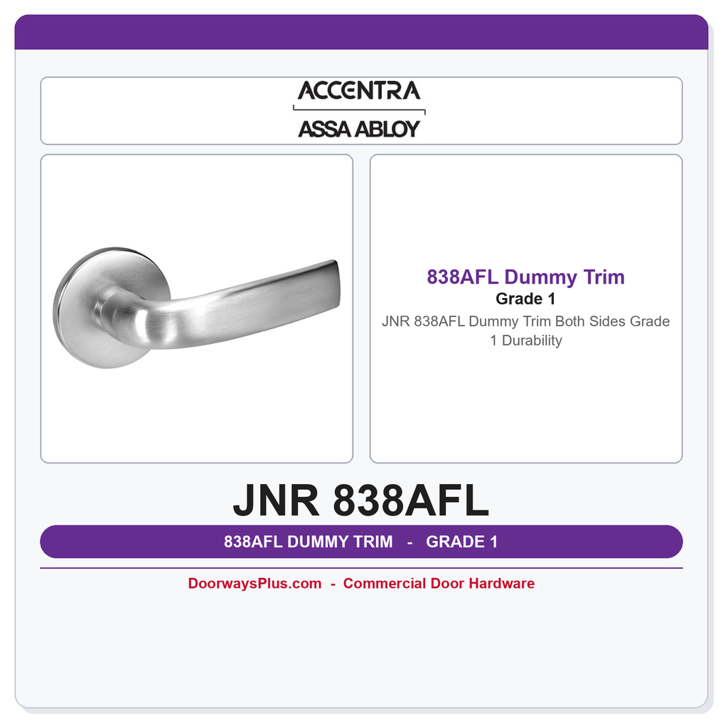 Accentra JNR 838AFL Dummy Trim Both Sides – Grade 1 Durability