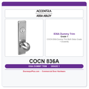 Accentra COCN 836A Dummy Trim Both Sides – Grade 1 Durability