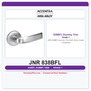 Accentra JNR 838BFL Dummy Trim Both Sides – Grade 1 Durability