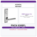Accentra PNCN 838BFL Dummy Trim Both Sides – Grade 1 Durability