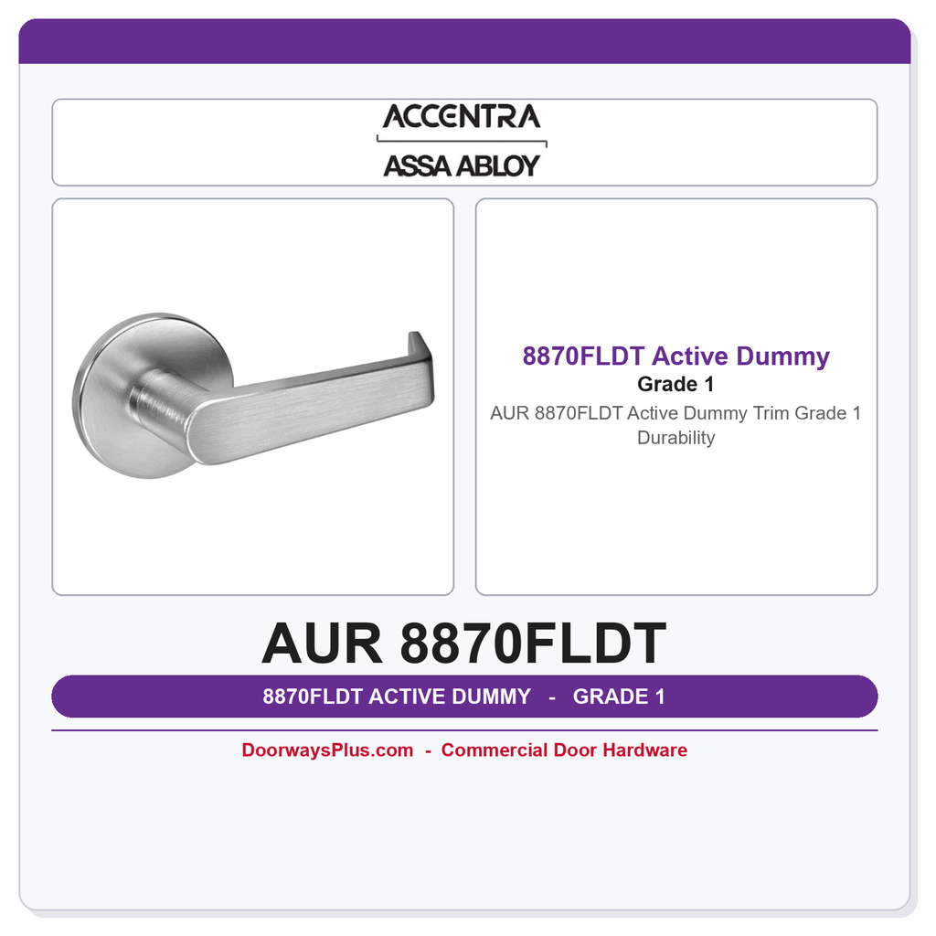 Accentra AUR 8870FLDT Active Dummy Trim – Grade 1 Durability