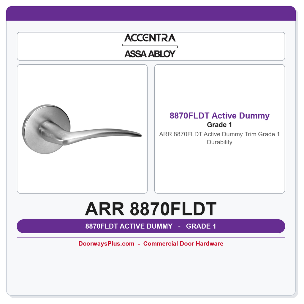 Accentra ARR 8870FLDT Active Dummy Trim – Grade 1 Durability